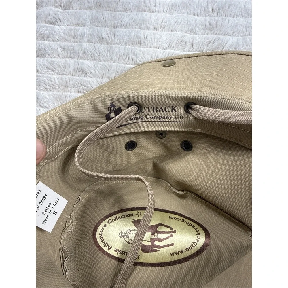 Outback Trading Co. Waterproof Canvas River Guide Pocket‎ Hat Small Tan 1466